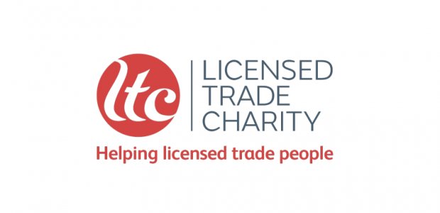Licensed Trade Charity logo alongside slogan helping licensed trade people