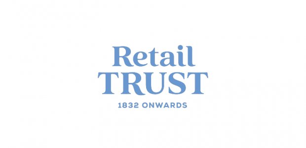 Retail trust logo with slogan 1832 onwards